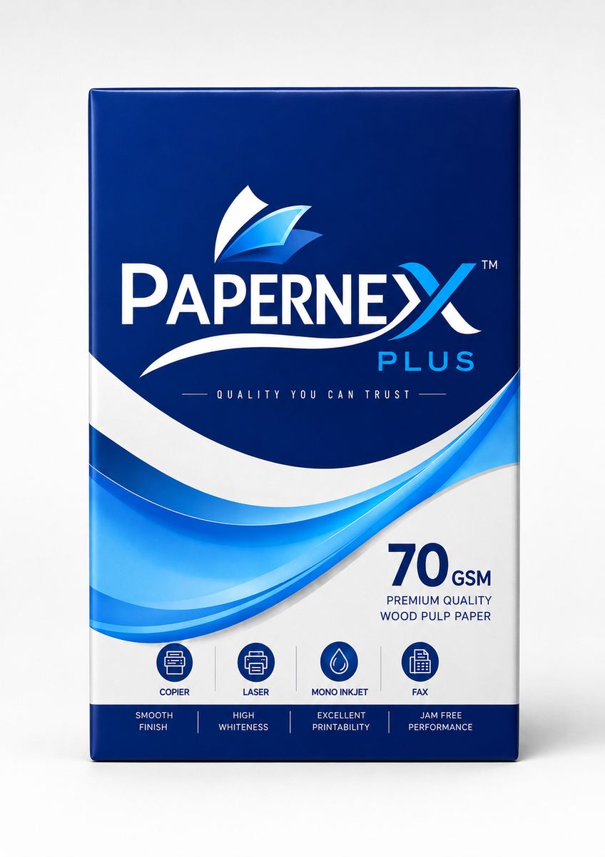 Papernex Plus A4 copier paper ream, 70 gsm, 500 sheets, 210 by 297 mm